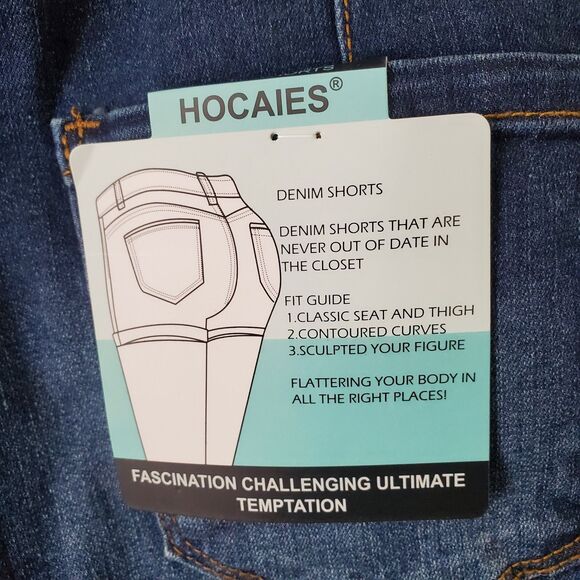 Hocaies Ultimate Temptation Shorts Size 14 Distressed 2 Lot - Picture 8 of 10